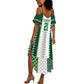 Custom Football African Nigeria Summer Maxi Dress Classic 20-21 Home Jersey - African Pride