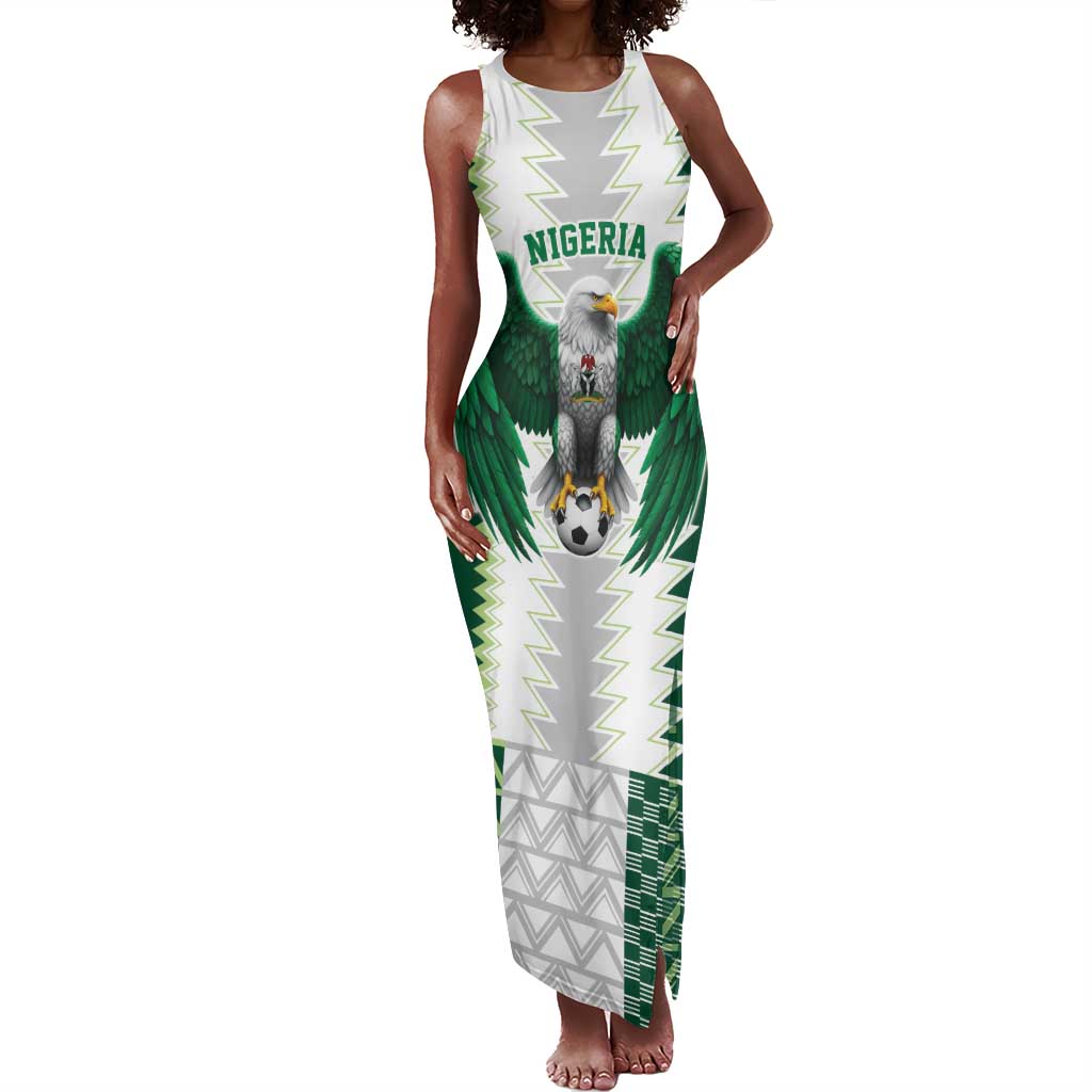 Custom Football African Nigeria Tank Maxi Dress Classic 20-21 Home Jersey - African Pride