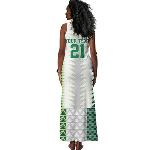 Custom Football African Nigeria Tank Maxi Dress Classic 20-21 Home Jersey - African Pride