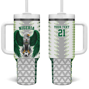 Custom Football African Nigeria Tumbler With Handle Classic 20-21 Home Jersey - African Pride