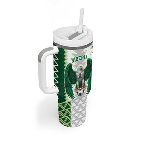 Custom Football African Nigeria Tumbler With Handle Classic 20-21 Home Jersey - African Pride