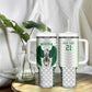 Custom Football African Nigeria Tumbler With Handle Classic 20-21 Home Jersey - African Pride