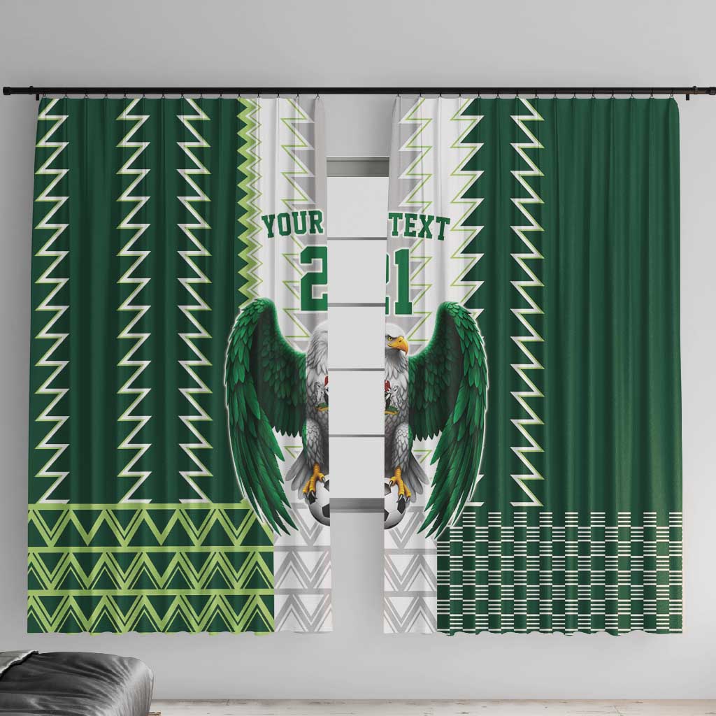 Custom Football African Nigeria Window Curtain Classic 20-21 Home Jersey - African Pride