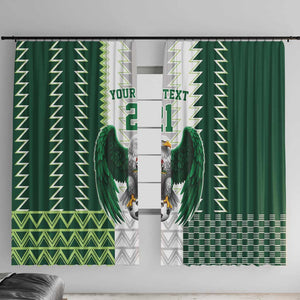 Custom Football African Nigeria Window Curtain Classic 20-21 Home Jersey - African Pride