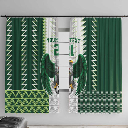 Custom Football African Nigeria Window Curtain Classic 20-21 Home Jersey - African Pride