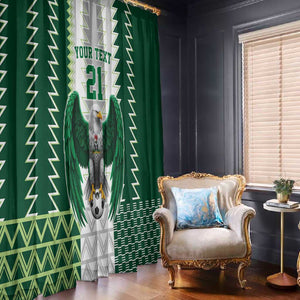 Custom Football African Nigeria Window Curtain Classic 20-21 Home Jersey - African Pride