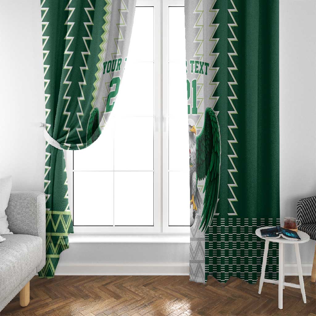 Custom Football African Nigeria Window Curtain Classic 20-21 Home Jersey - African Pride