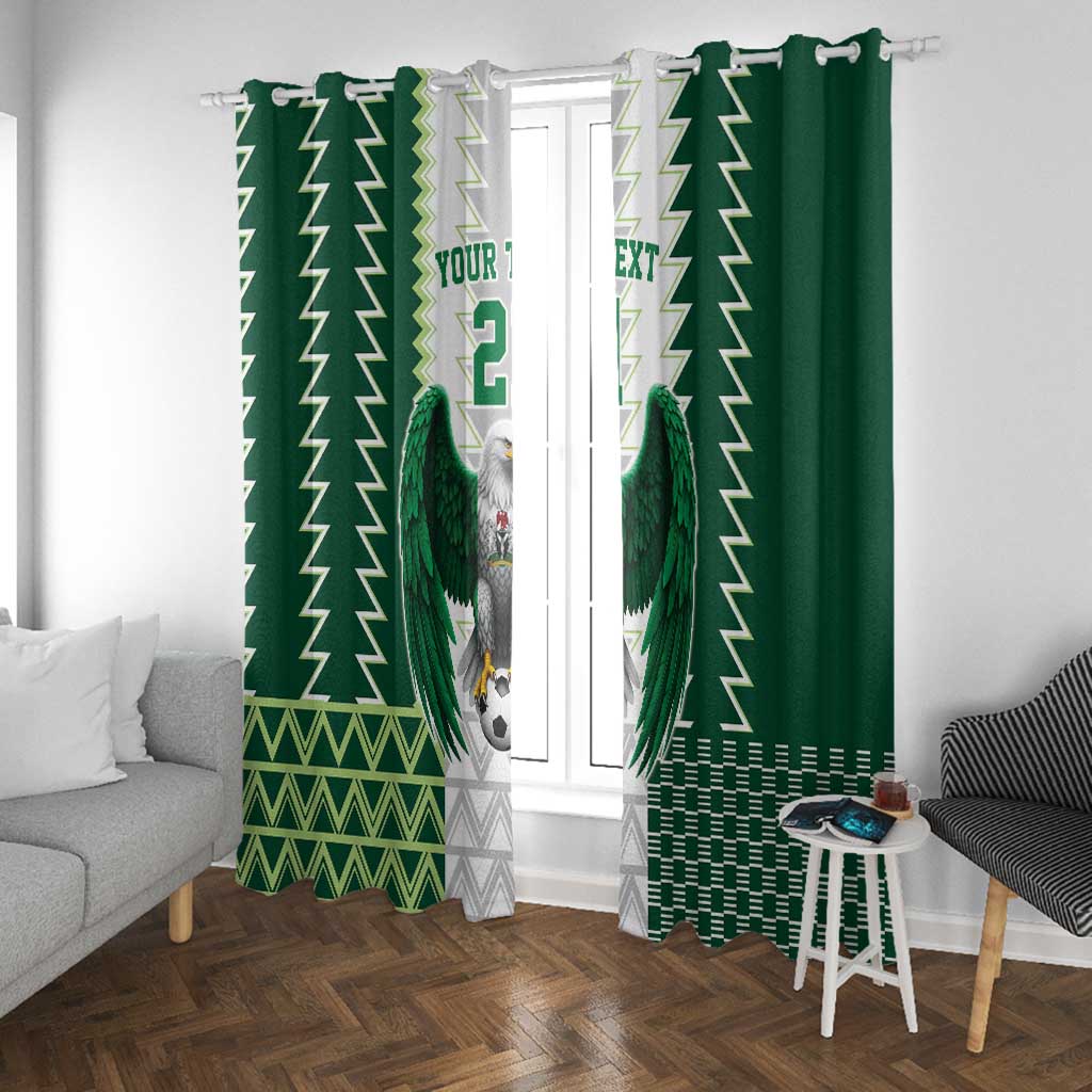 Custom Football African Nigeria Window Curtain Classic 20-21 Home Jersey - African Pride