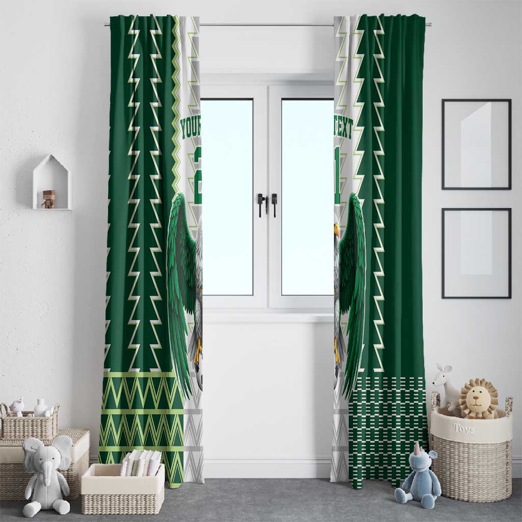 Custom Football African Nigeria Window Curtain Classic 20-21 Home Jersey - African Pride