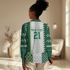 Custom Football African Nigeria Women Casual Shirt Classic 20-21 Home Jersey - African Pride