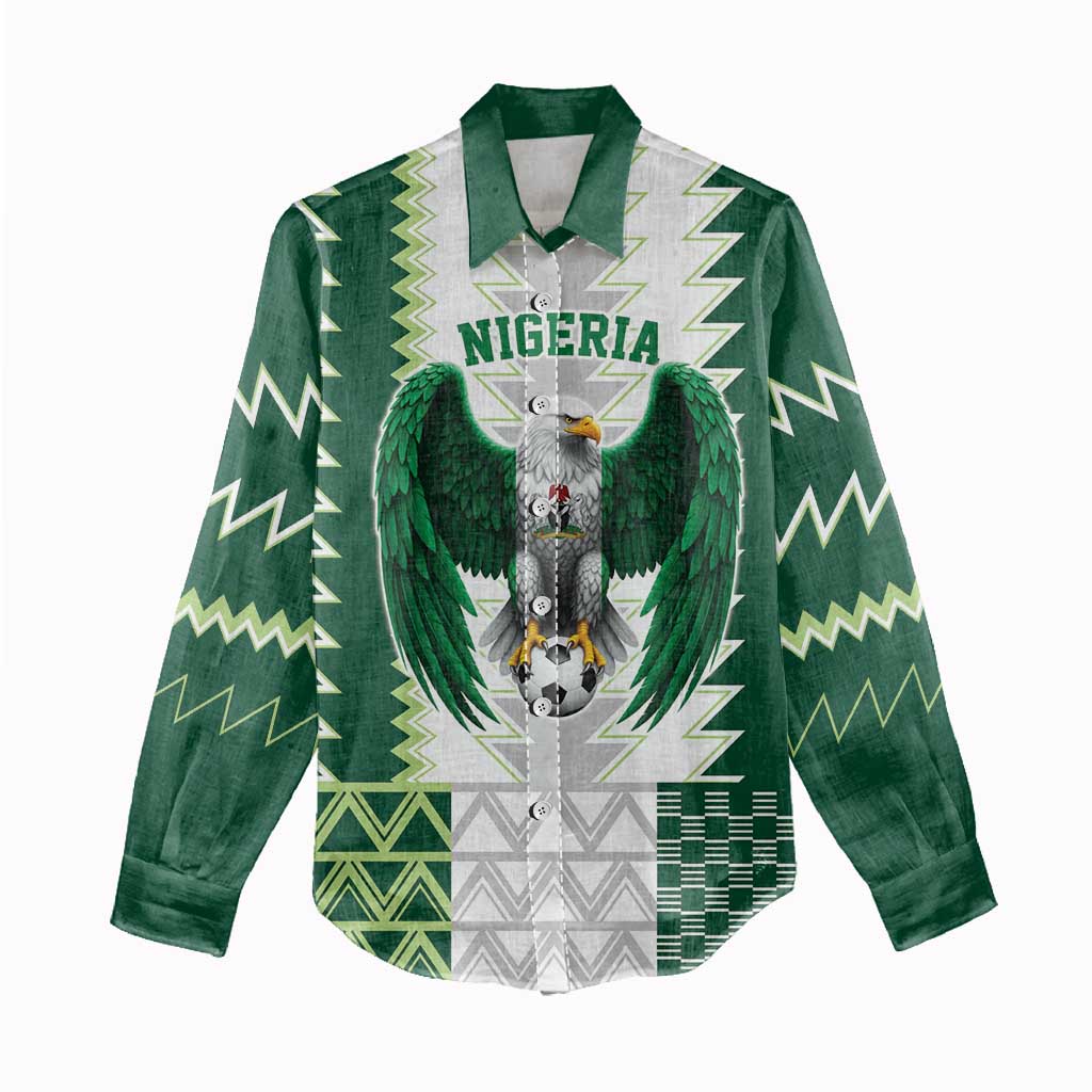 Custom Football African Nigeria Women Casual Shirt Classic 20-21 Home Jersey - African Pride