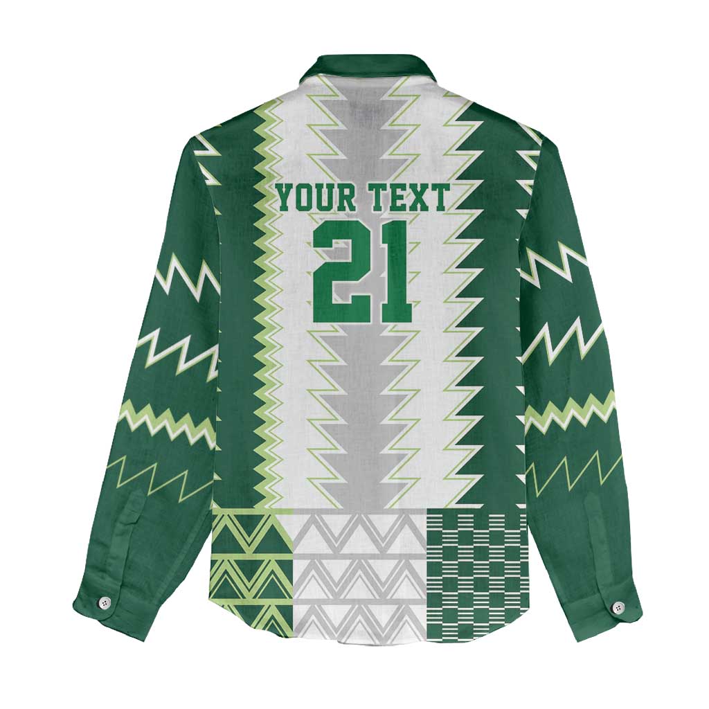Custom Football African Nigeria Women Casual Shirt Classic 20-21 Home Jersey - African Pride