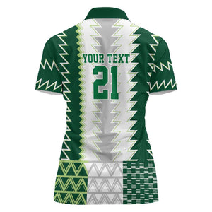 Custom Football African Nigeria Women Polo Shirt Classic 20-21 Home Jersey - African Pride