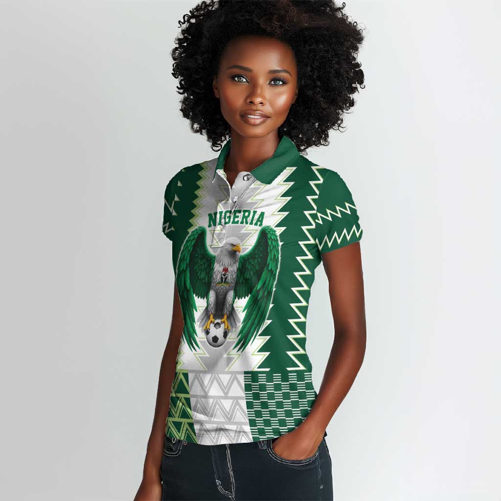 Custom Football African Nigeria Women Polo Shirt Classic 20-21 Home Jersey - African Pride