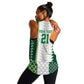 Custom Football African Nigeria Women Racerback Tank Classic 20-21 Home Jersey - African Pride
