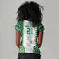 Custom Football African Nigeria Women V-Neck T-Shirt Classic 20-21 Home Jersey - African Pride