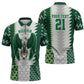 Custom Football African Nigeria Zipper Polo Shirt Classic 20-21 Home Jersey