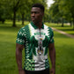 Custom Football African Nigeria Zipper Polo Shirt Classic 20-21 Home Jersey