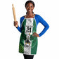 Custom Football African Nigeria Apron Retro Nigeria 20-21 Eagle Flag Motif