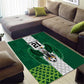 Custom Football African Nigeria Area Rug Retro Nigeria 20-21 Eagle Flag Motif - African Pride