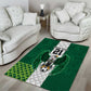 Custom Football African Nigeria Area Rug Retro Nigeria 20-21 Eagle Flag Motif - African Pride