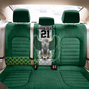 Custom Football African Nigeria Back Car Seat Cover Retro Nigeria 20-21 Eagle Flag Motif - African Pride
