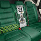 Custom Football African Nigeria Back Car Seat Cover Retro Nigeria 20-21 Eagle Flag Motif - African Pride