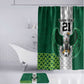 Custom Football African Nigeria Bathroom Set Retro Nigeria 20-21 Eagle Flag Motif
