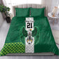 Custom Football African Nigeria Bedding Set Retro Nigeria 20-21 Eagle Flag Motif - African Pride