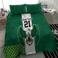 Custom Football African Nigeria Bedding Set Retro Nigeria 20-21 Eagle Flag Motif - African Pride