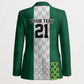 Custom Football African Nigeria Blazer Retro Nigeria 20-21 Eagle Flag Motif