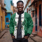 Custom Football African Nigeria Bomber Jacket Retro Nigeria 20-21 Eagle Flag Motif - African Pride