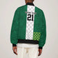 Custom Football African Nigeria Bomber Jacket Retro Nigeria 20-21 Eagle Flag Motif - African Pride