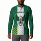 Custom Football African Nigeria Button Sweatshirt Retro Nigeria 20-21 Eagle Flag Motif