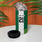 Custom Football African Nigeria 4 in 1 Can Cooler Tumbler Retro Nigeria 20-21 Eagle Flag Motif - African Pride