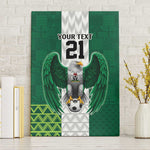 Custom Football African Nigeria Canvas Wall Art Retro Nigeria 20-21 Eagle Flag Motif - African Pride
