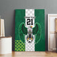 Custom Football African Nigeria Canvas Wall Art Retro Nigeria 20-21 Eagle Flag Motif - African Pride