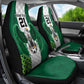 Custom Football African Nigeria Car Seat Cover Retro Nigeria 20-21 Eagle Flag Motif - African Pride