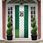 Custom Football African Nigeria Door Cover Retro Nigeria 20-21 Eagle Flag Motif
