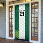 Custom Football African Nigeria Door Cover Retro Nigeria 20-21 Eagle Flag Motif