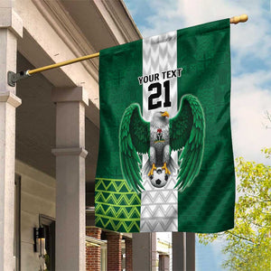 Custom Football African Nigeria Garden Flag Retro Nigeria 20-21 Eagle Flag Motif - African Pride