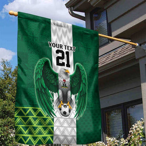 Custom Football African Nigeria Garden Flag Retro Nigeria 20-21 Eagle Flag Motif - African Pride