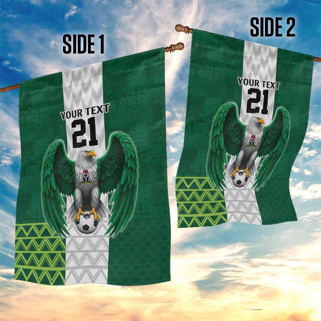 Custom Football African Nigeria Garden Flag Retro Nigeria 20-21 Eagle Flag Motif - African Pride