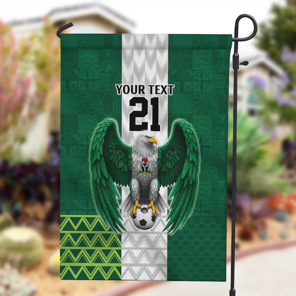 Custom Football African Nigeria Garden Flag Retro Nigeria 20-21 Eagle Flag Motif - African Pride