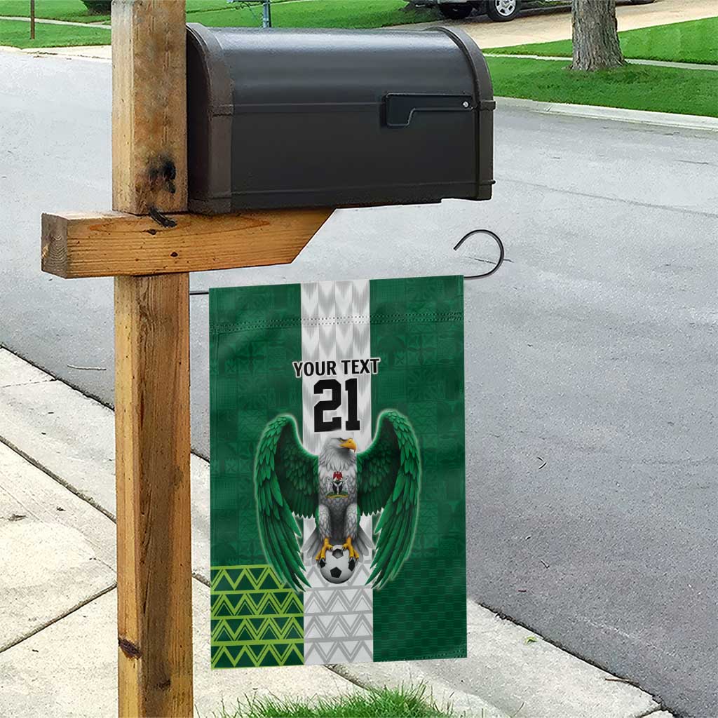 Custom Football African Nigeria Garden Flag Retro Nigeria 20-21 Eagle Flag Motif - African Pride