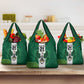 Custom Football African Nigeria Grocery Bag Retro Nigeria 20-21 Eagle Flag Motif - African Pride