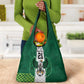 Custom Football African Nigeria Grocery Bag Retro Nigeria 20-21 Eagle Flag Motif - African Pride