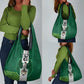 Custom Football African Nigeria Grocery Bag Retro Nigeria 20-21 Eagle Flag Motif - African Pride