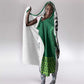 Custom Football African Nigeria Hooded Blanket Retro Nigeria 20-21 Eagle Flag Motif - African Pride