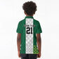 Custom Football African Nigeria Kid Polo Shirt Retro Nigeria 20-21 Eagle Flag Motif - African Pride